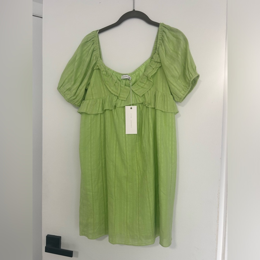 Green summer dress
